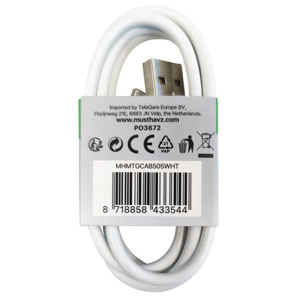 MUSTHAVZ - Charging- and Data cable - USB-A (Male) - Lightning (Male) - 1.0 m image