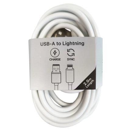 MUSTHAVZ - Charging- and Data cable - USB-A (Male) - Lightning (Male) - 2.0 m image