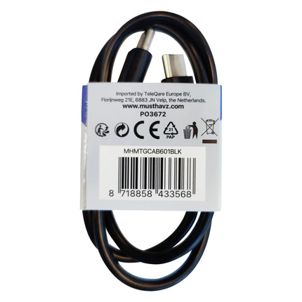MUSTHAVZ - Charging- and Data cable - USB-C (Male) - USB-C (Male) - 0.5 m image