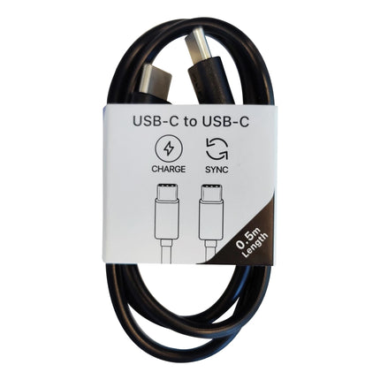 MUSTHAVZ - Charging- and Data cable - USB-C (Male) - USB-C (Male) - 0.5 m image