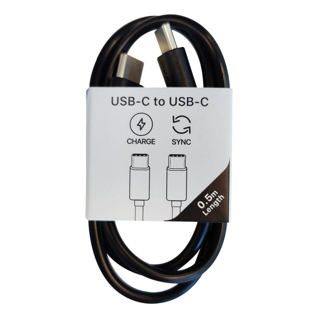 MUSTHAVZ - Charging- and Data cable - USB-C (Male) - USB-C (Male) - 0.5 m image