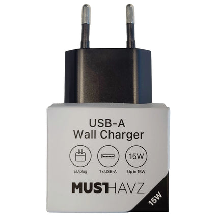 MUSTHAVZ - Charger - USB-A - 15 W - Black image