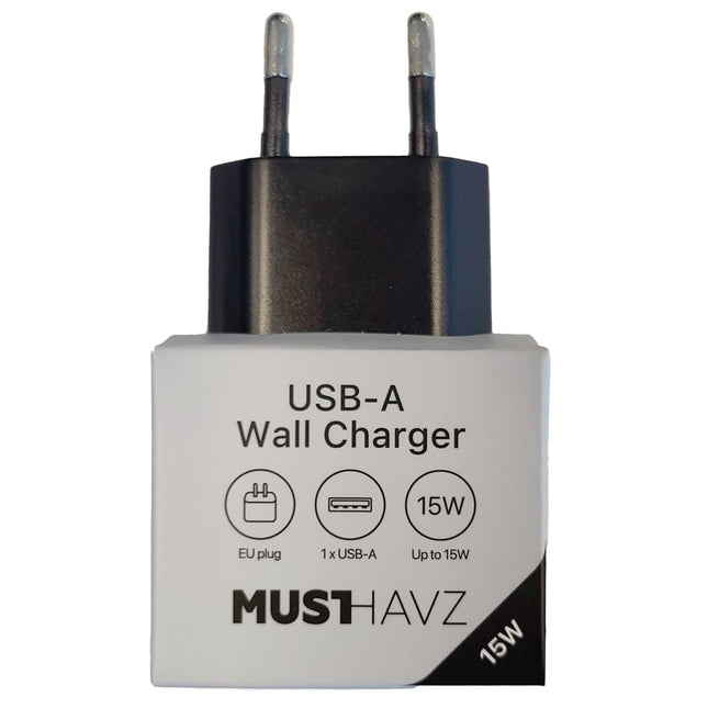 MUSTHAVZ - Charger - USB-A - 15 W - Black image