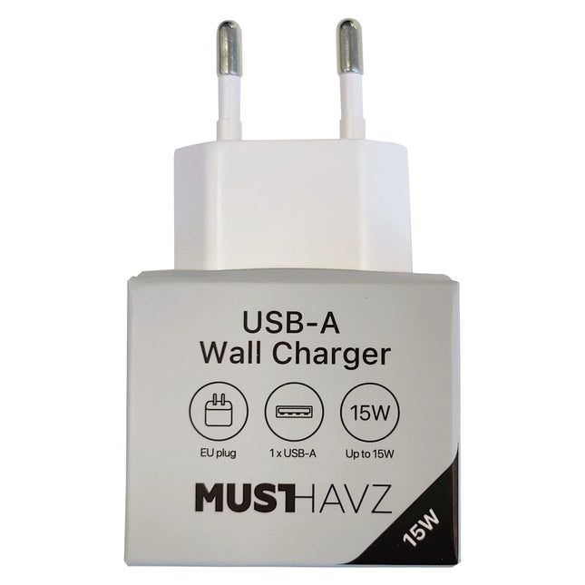MUSTHAVZ - Charger - USB-A - 15 W - White image