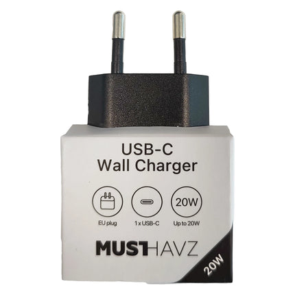 MUSTHAVZ - Charger - USB-C - 20 W - Black image