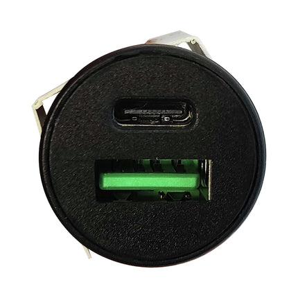 MUSTHAVZ - Car charger - USB-A & USB-C - Black - 30W image