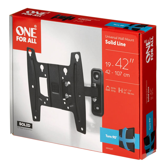 ONE FOR ALL - TV wall mount - 19"-42" - Rotatable 90° - WM4241 image