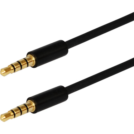 SCANPART - Audiocable - 3.5 mm Jack (Male) - 3.5 mm Jack (Male) - 0.8 m image