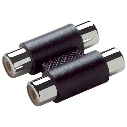 SCANPART - Audio Plug - Adapter - 2 x RCA (Female) - 2 x RCA (Female) image