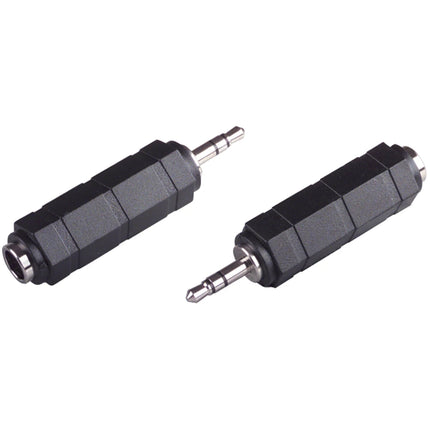 SCANPART - Connector - Adapter - 6.5 mm Jack (Female) - 3.5 mm Jack (Male)   Stereo|3 pole|Headphones Adapater image