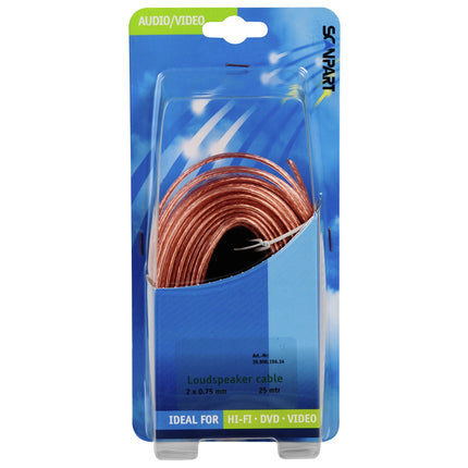 SCANPART - Connection cable - Speaker cable -  25 m 2 x 0.75 mm image