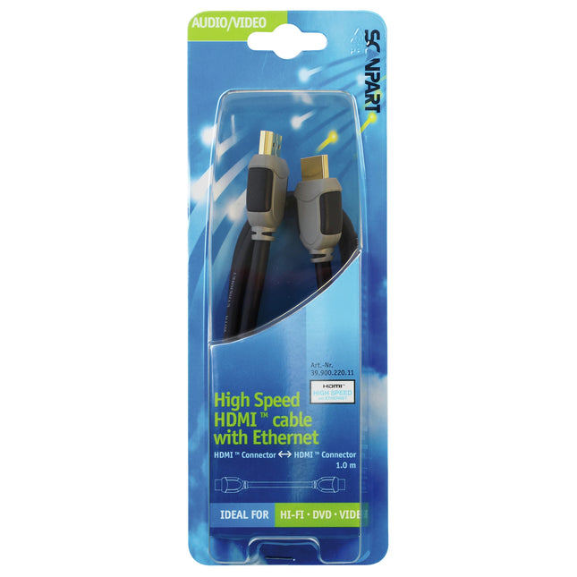SCANPART - HDMI cable - HDMI (Male) - HDMI (Male) - 3.0 m image