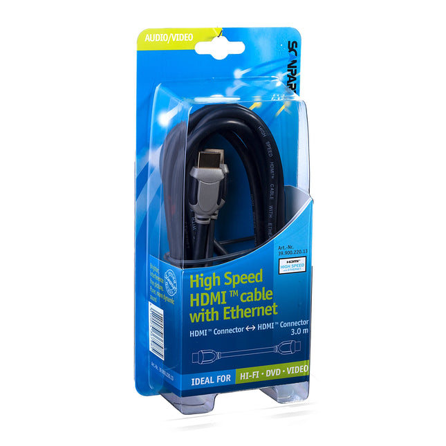 SCANPART - HDMI cable - HDMI (Male) - HDMI (Male) - 3.0 m image
