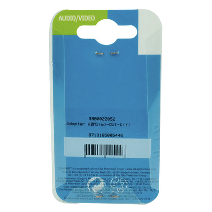 SCANPART - Plug - Adapter - HDMI (Male) - DVI-D (Female) - image