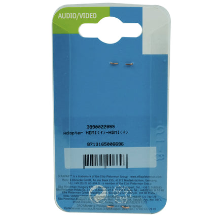 SCANPART - HDMI Plug - Adapter - HDMI (Female) - HDMI (Female) - Connector image