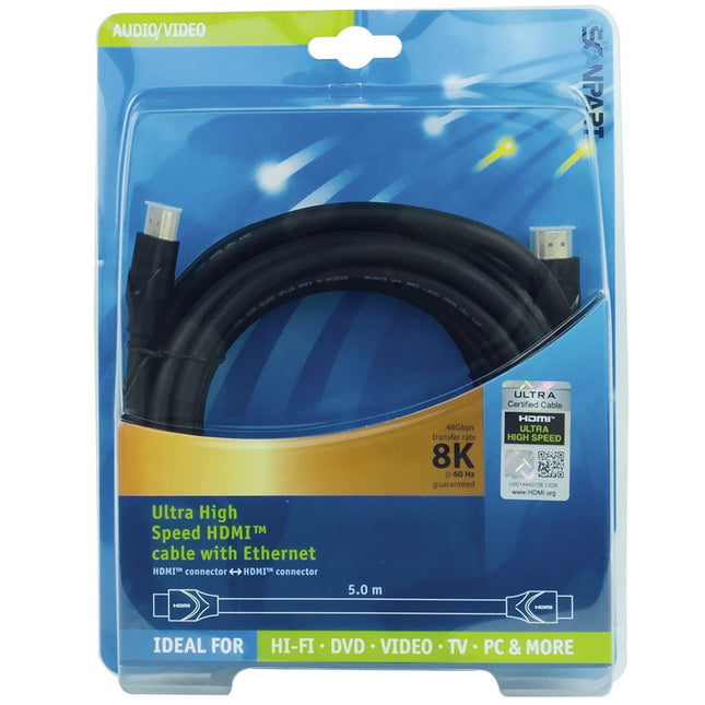 SCANPART - HDMI cable - HDMI (Male) - HDMI (Male) - 5.0 m image