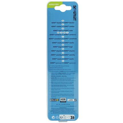 SCANPART - HDMI cable - HDMI (Male) - HDMI (Male) - 1.5 m image