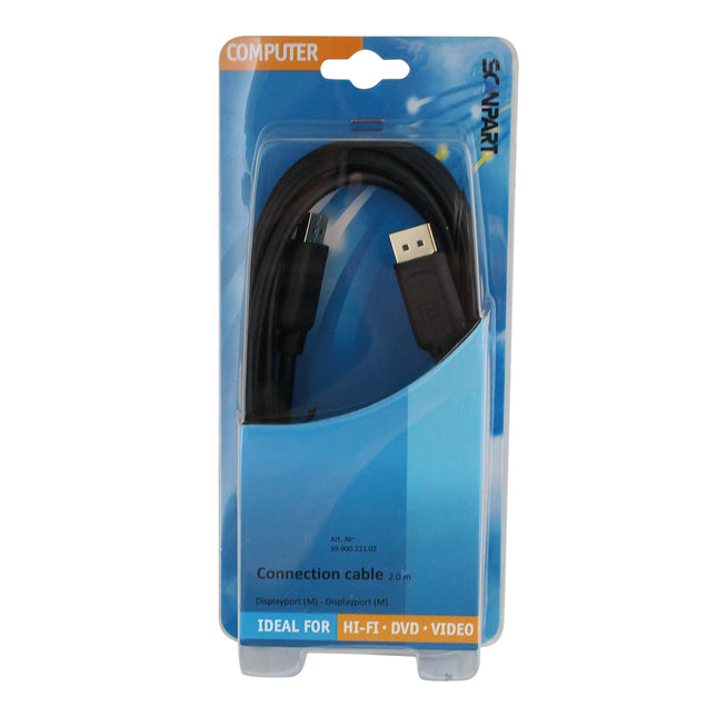 SCANPART - DisplayPort connection cluck - DisplayPort (Male) - DisplayPort (Male) 2.0 m image