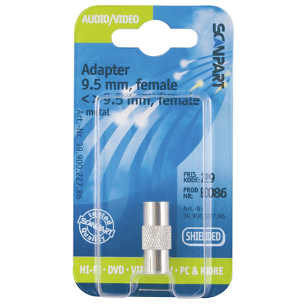 SCANPART - Connector - Adapter - COAX (Female) -  COAX (Female) image