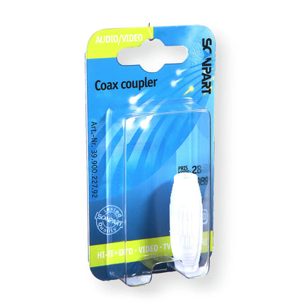 SCANPART - Connector - Adapter - COAX -  COAX - Screw on|Cable Extender|Plastic image