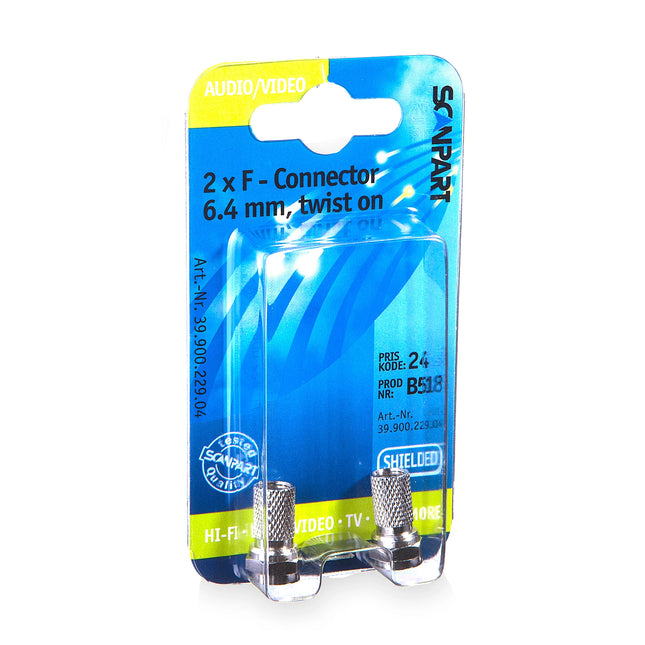 SCANPART - Plug - COAX -  F-connector 6.4 mm (Female) image