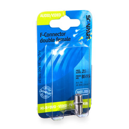 SCANPART - Connector - Adapter - F-connector (Female) -  F-connector (Female) image