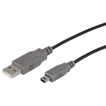 SCANPART - Charging- and Data cable - USB-A (Male) - Mini USB (Male) - 1.5 m image