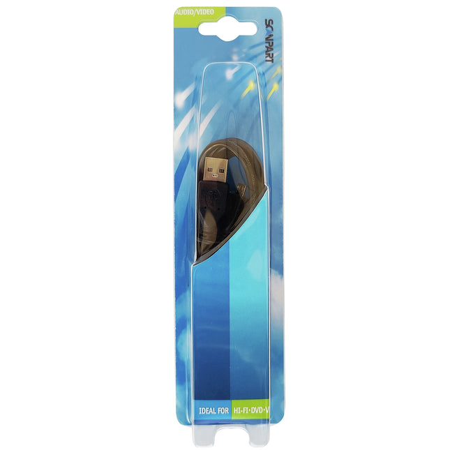 SCANPART - Charging- and Data cable - USB-A (Male) - Micro USB (Male) - 1.5 m image