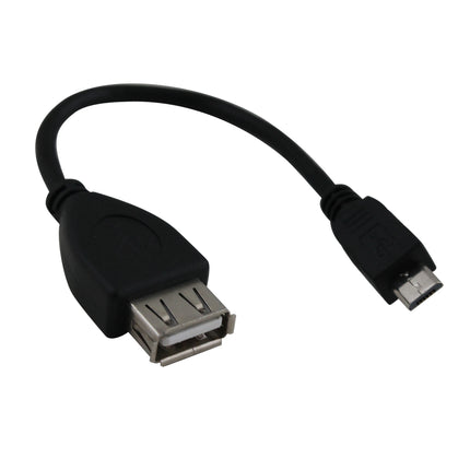SCANPART - Charging- and Data cable - Adapter cable - Micro USB (Male) - USB-A (Female) - 0.15 m image