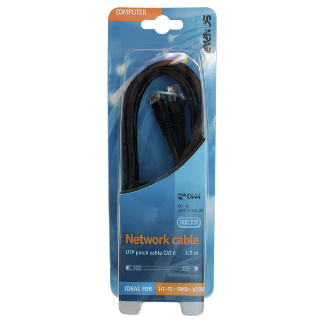 SCANPART - Network cable - UTP - RJ45 (Male) - RJ45 (Male) - 1.5 m image