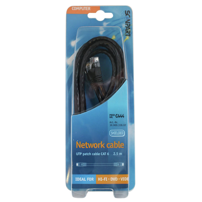 SCANPART - Network cable - UTP - RJ45 (Male) - RJ45 (Male) - 2.5 m image
