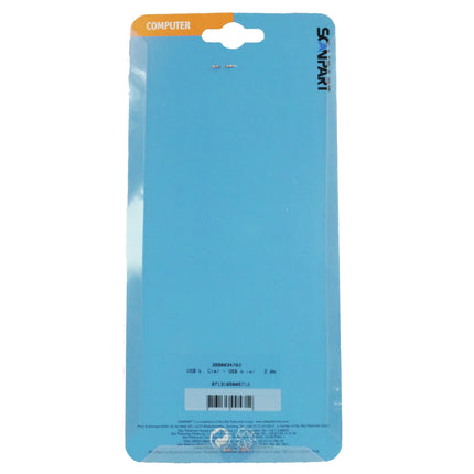 SCANPART - Charging- and Data cable - USB-A (Male) - USB-C (Male) - 2.0 m image