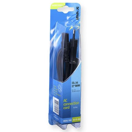 SCANPART - Device cord - Plug 230 V (Male) - C7 (Female) 1.8 m 2 x 0.75 mm image