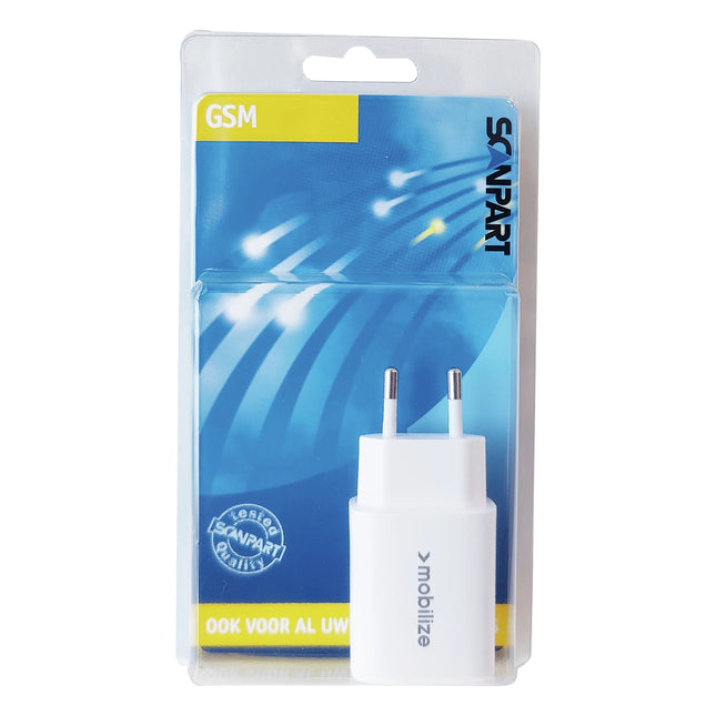 SCANPART - Scanpart USB-A+C fast charger 25W white image