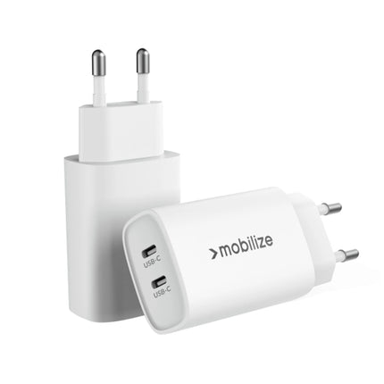 SCANPART - dual USB-C Charger Power Delivery 45W in white image