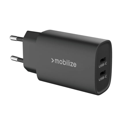SCANPART - dual USB-C charger power delivery 45W in black image