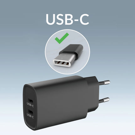 SCANPART - dual USB-C charger power delivery 45W in black image