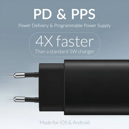SCANPART - dual USB-C charger power delivery 45W in black image