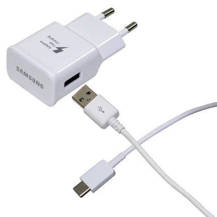 SCANPART - Charger - USB-A + cable USB-C - 15 W - White image