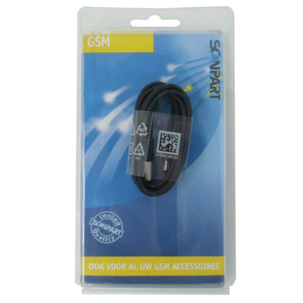 SCANPART - Charging- and Data cable - USB-A (Male) - USB-C (Male) - 1.2 m image