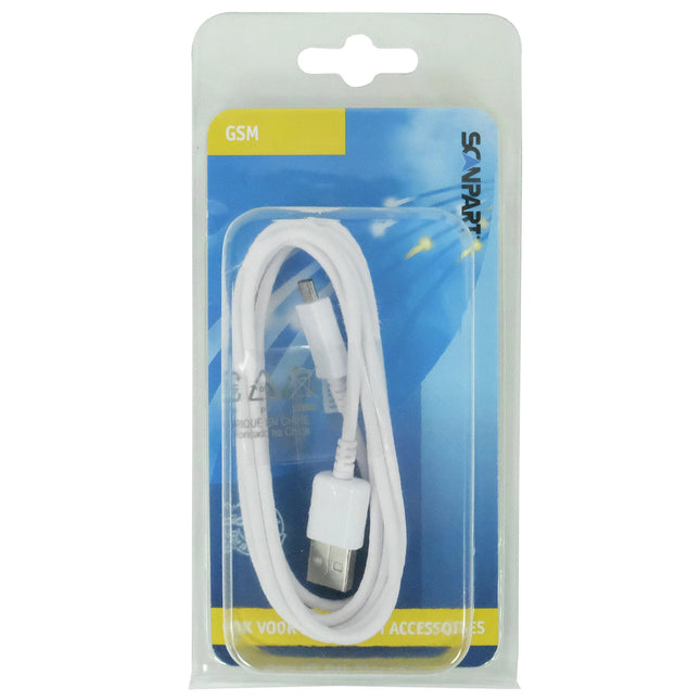 SCANPART - Charging- and Data cable - USB-A (Male) - USB-C (Male) - 1.2 m image