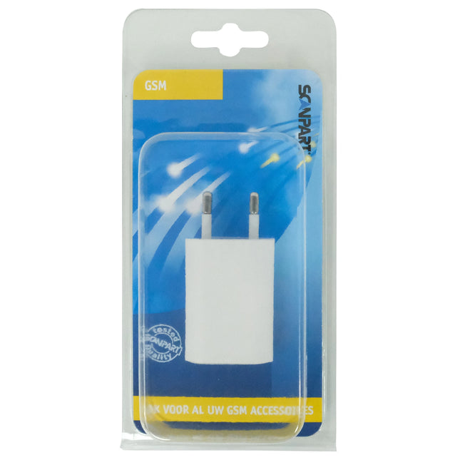 SCANPART - Charger - USB-A - 5 W - White image