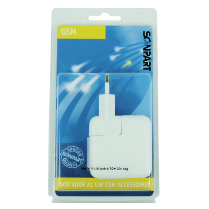 SCANPART - Charger - USB-C - 30 W - White image