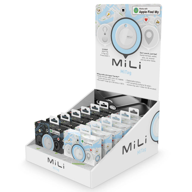 MILI - Display MiTag BT trackers (6xblack+6xwhite) image