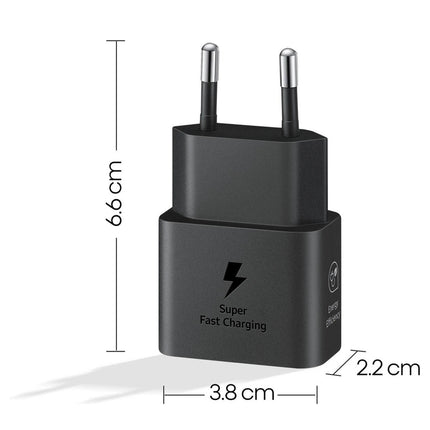 SAMSUNG - Charger - USB-C - 25 W - Black image
