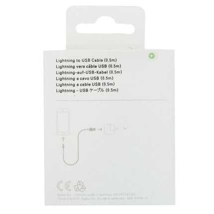 APPLE - Charging- and Data cable - USB-A (Male) - Lightning (Male) - 0.5 m image
