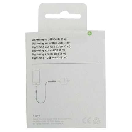 APPLE - Charging- and Data cable - USB-A (Male) - Lightning (Male) - 1.0 m image