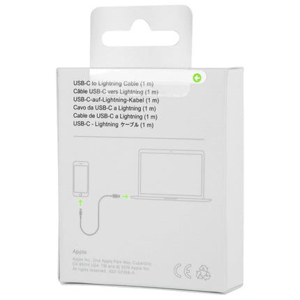 APPLE - Charging- and Data cable - USB-C (Male) - Lightning (Male) - 1.0 m image