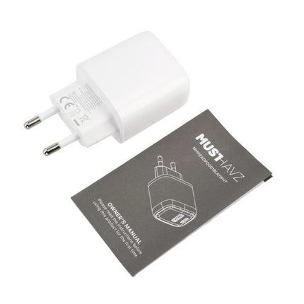 MUSTHAVZ - Charger - USB-A + cable USB-C - 20 W - White image