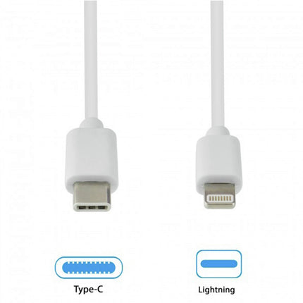 GRABN GO - Charging- and Data cable - USB-C (Male) - Lightning (Male) - 3.0 m image